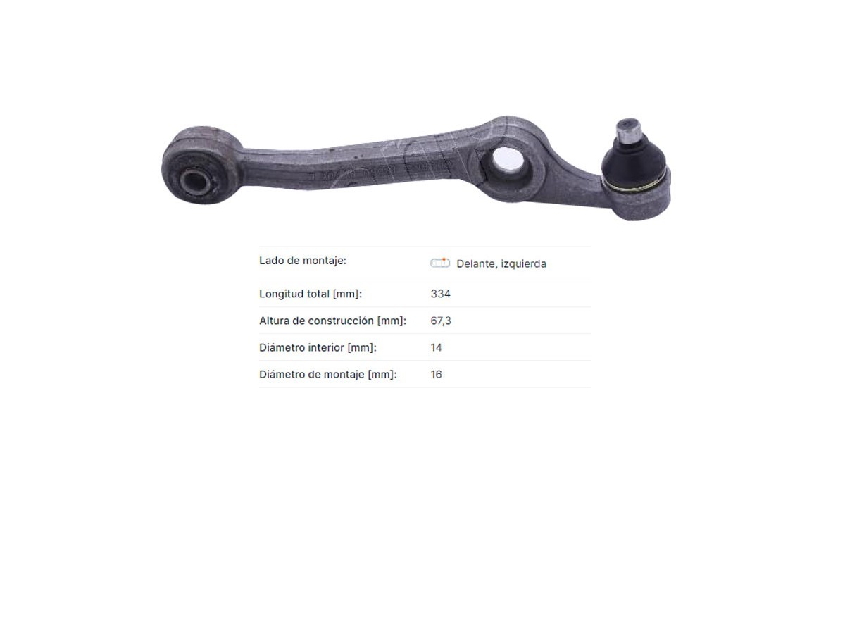 Brazo De Suspension Daihatsu Charade  Faw N5 Nuevo N5  Lifan 320 87-25 Izq